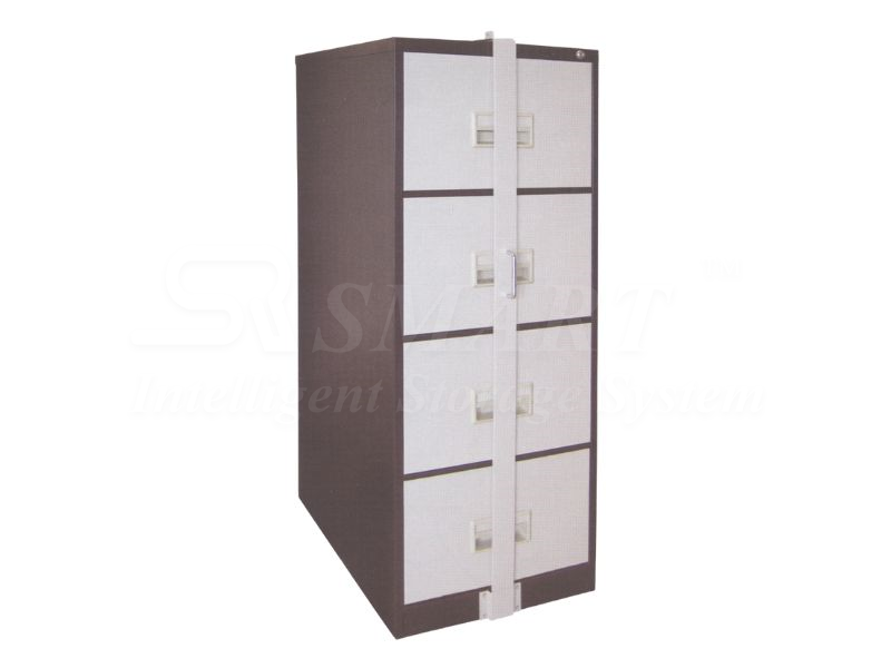 4 Drawers Steel Filing Cabinet With Lock Bar