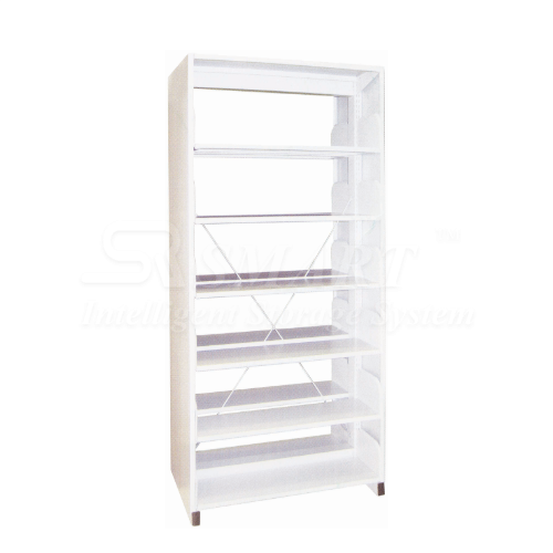 Library Shelving - Double Sided With Side Panel