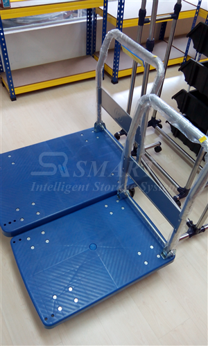 400 Kgs Platform Trolley - Blue Fibre Base