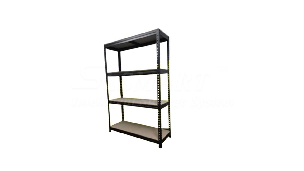 Boltless Rack Series with 8.0mm HDF Board (Matt Black)