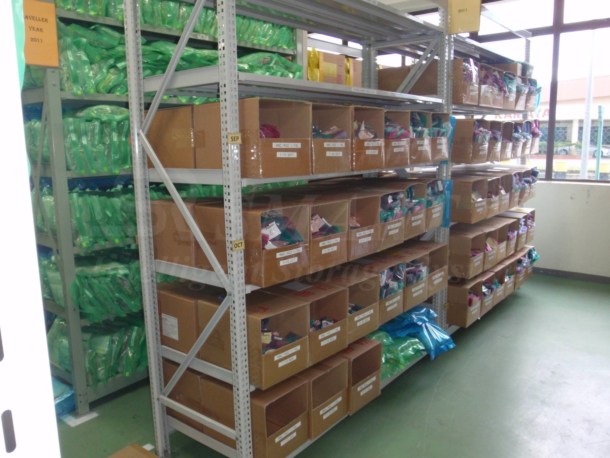‘SMART' Medium Duty Shelving Rack + Carton Boxes