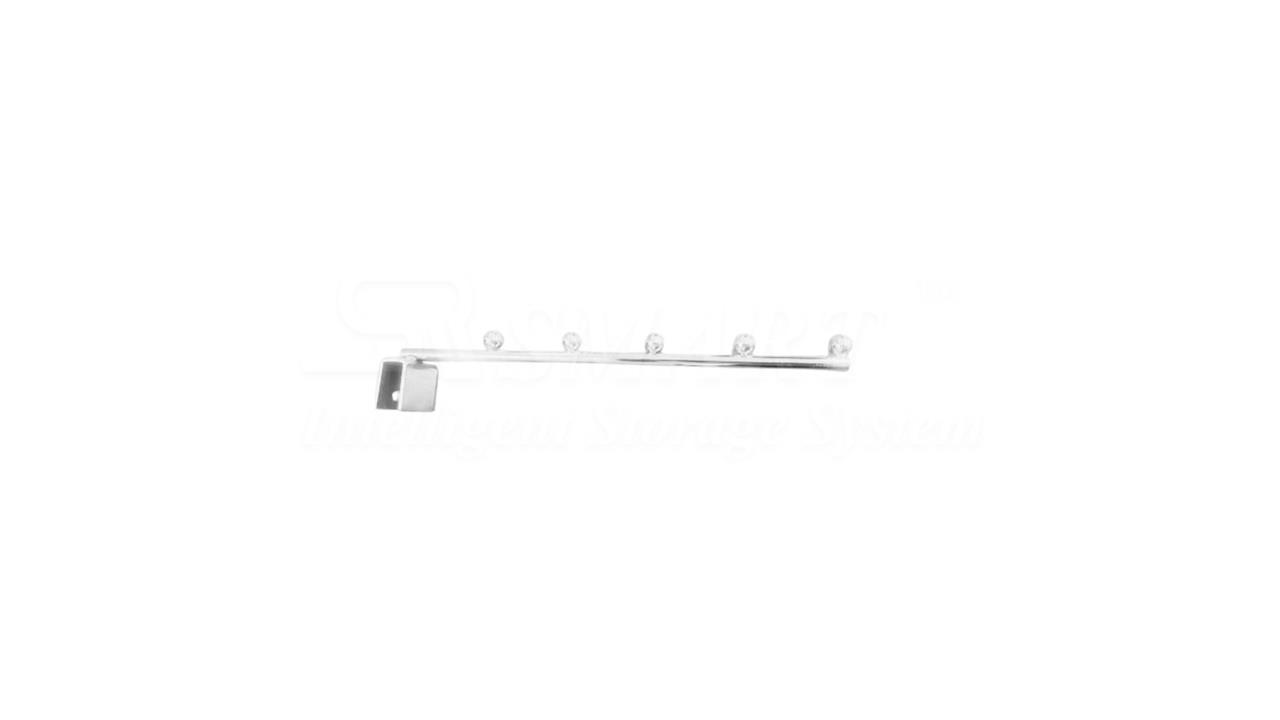 Square Bar - Chrome Ball Hanger ( Straight )