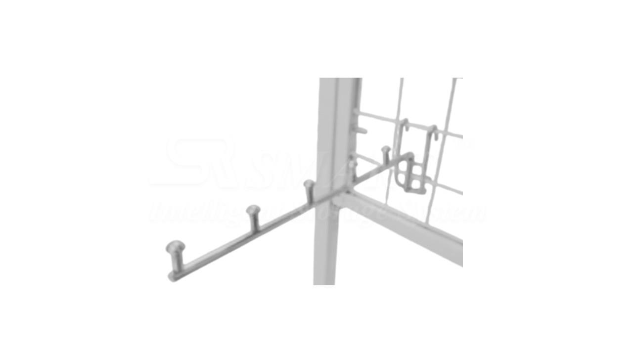Chrome Netting Hook With MR Head ( Straight )