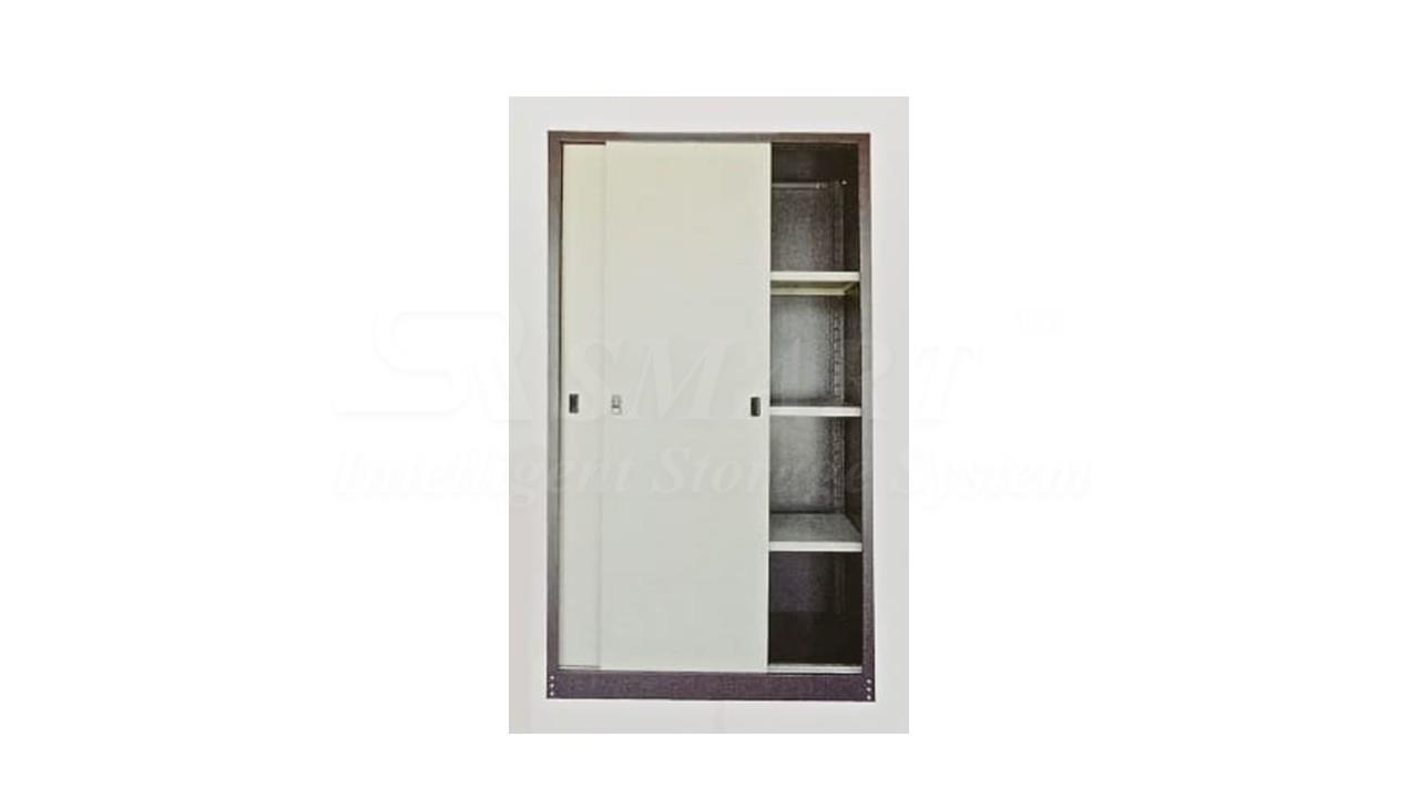 Full Height Cupboard with Steel Sliding Door 