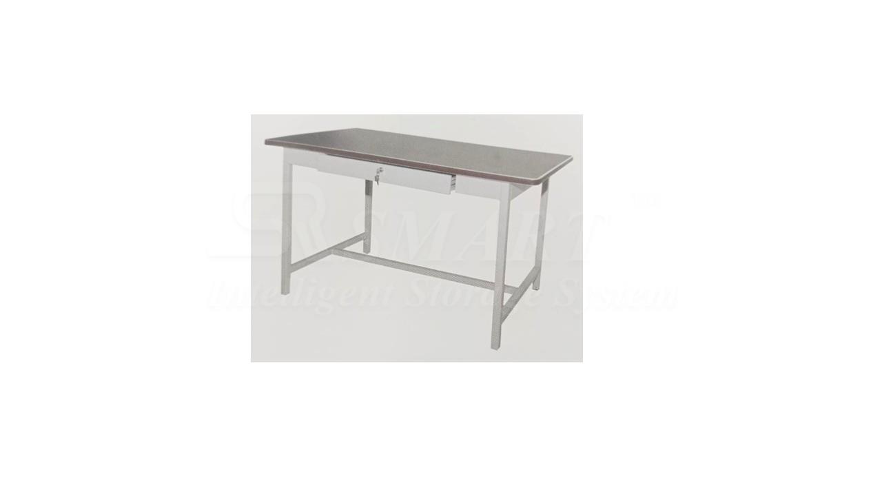 General Purpose Table with Centre Drawer - Lino Top