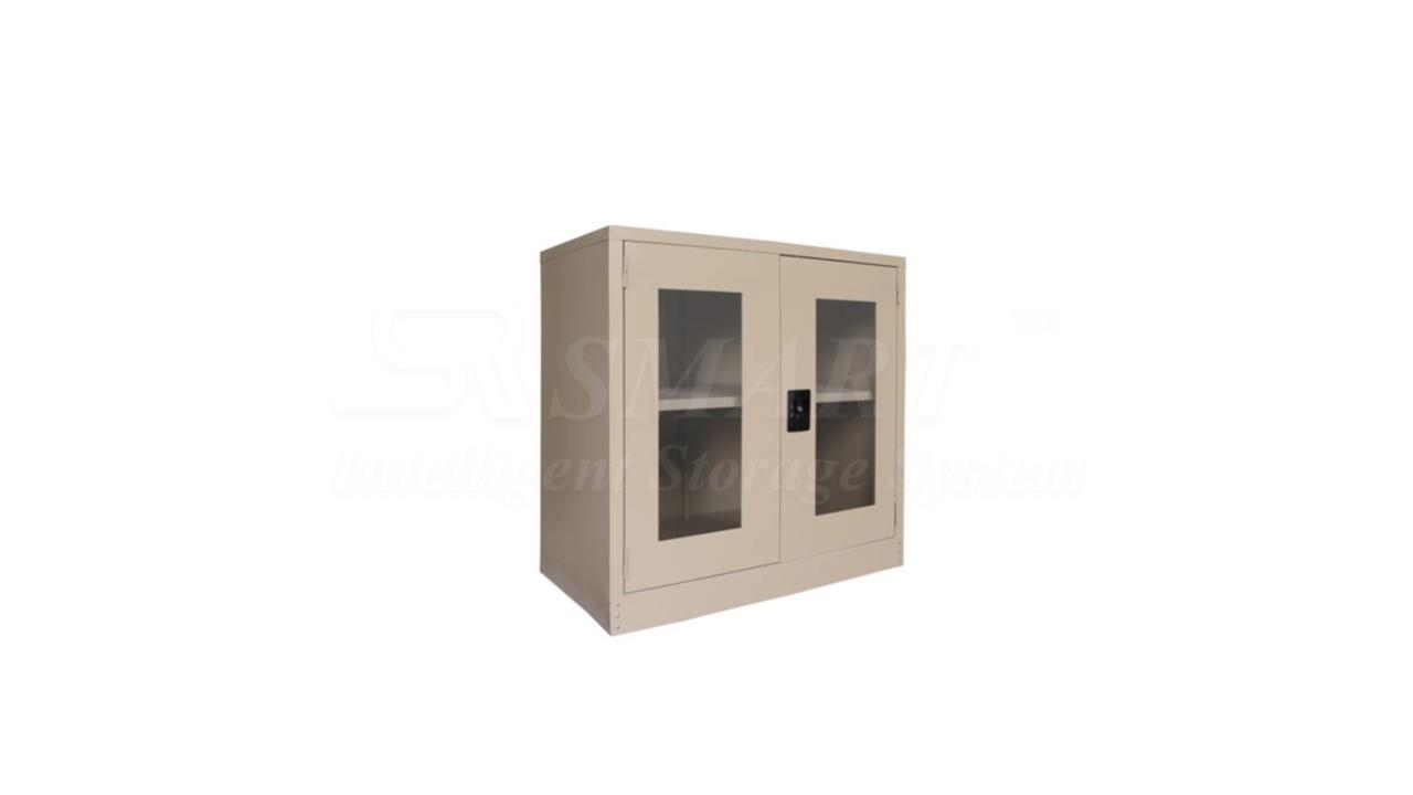 Half Height Cupboard with Glass Swinging Door