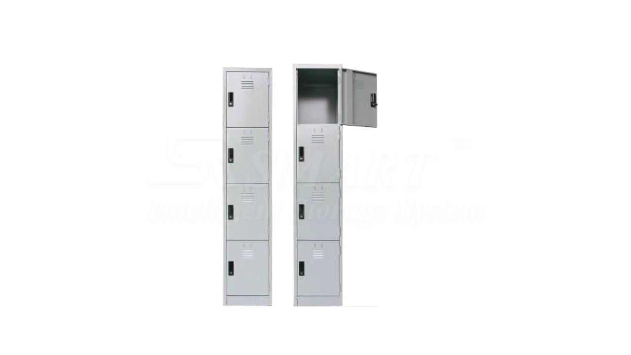 4 Compartments Locker