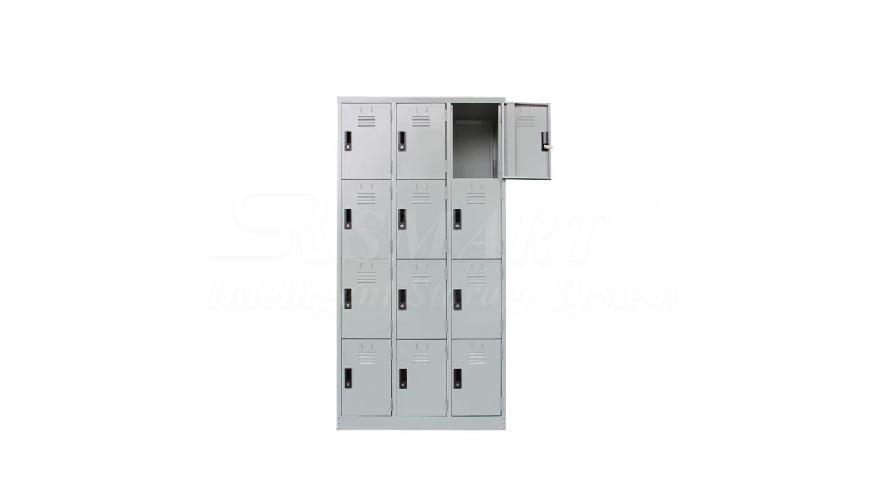 12 Compartments Steel Locker