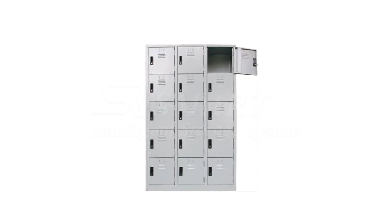 15 Compartments Steel Locker