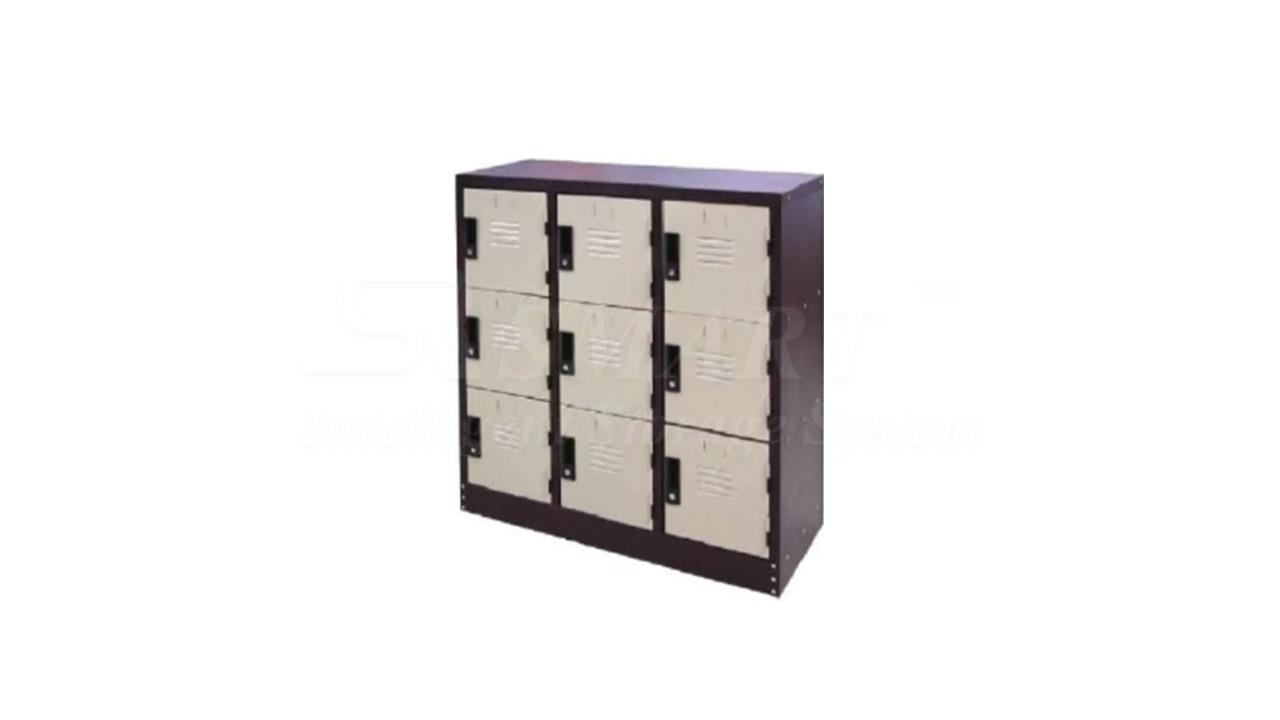 Half Hight 9 Compartments Steel Locker