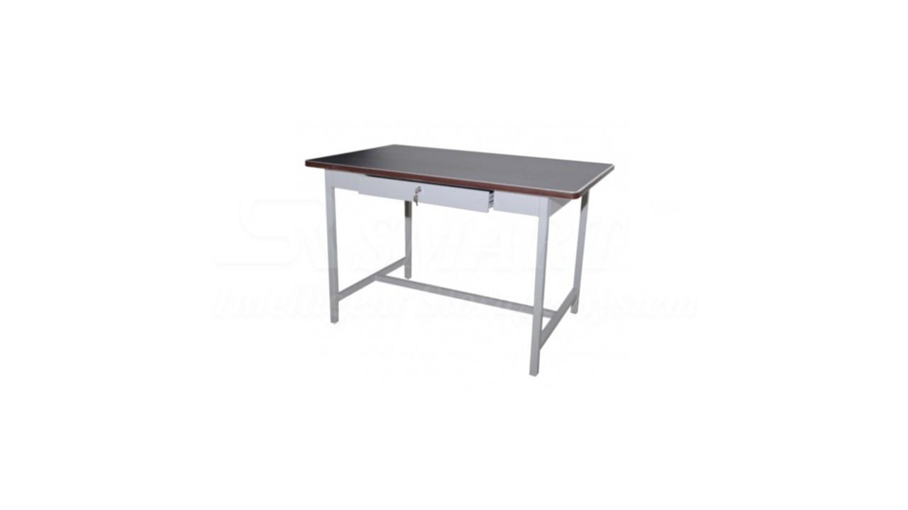 General Purpose Table with Centre Drawer - Lino Top