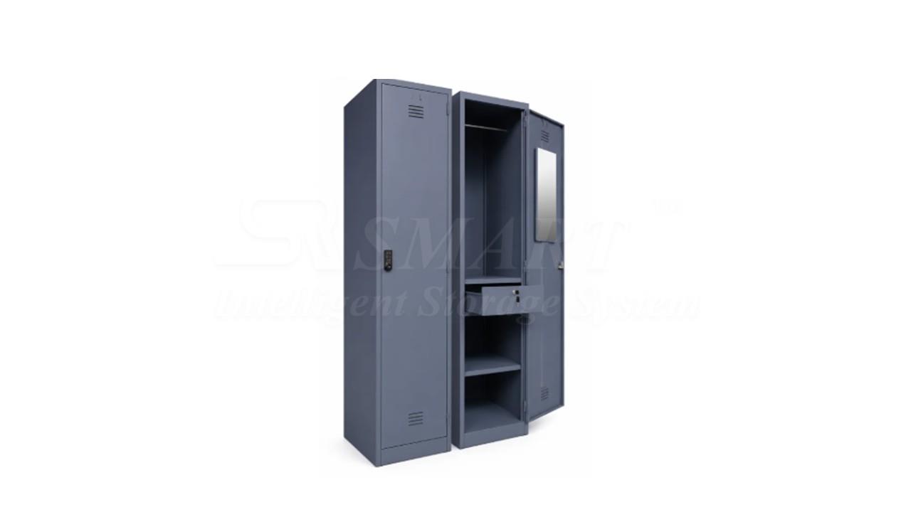 1 Compartment Steel Locker with Steel Swing Door C/W Elec .Num. Lock